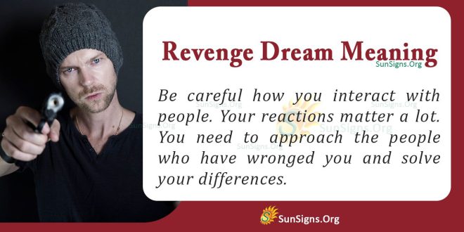 Revenge Dream Meaning