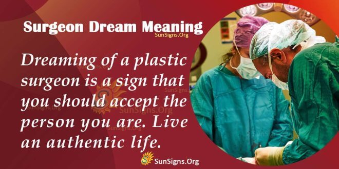 Surgeon Dream Meaning