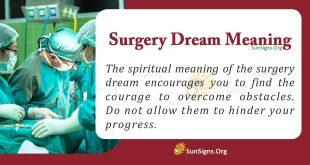 Surgery Dream Meaning