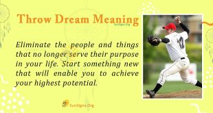 Throwing Dream Meaning