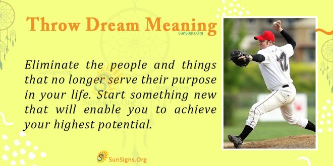 Throwing Dream Meaning