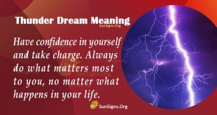 Thunder Dream Meaning