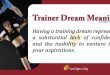 Training Dream Meaning