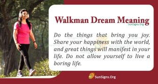 Walkman Dream Meaning