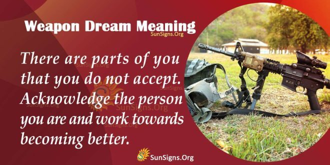 Weapons Dream Meaning