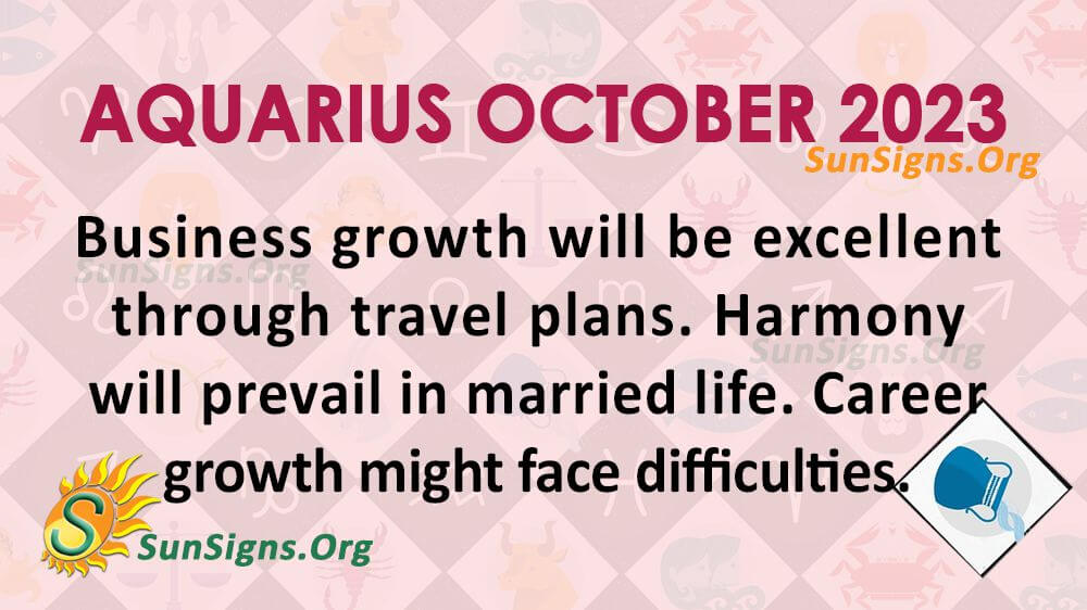 Aquarius October 2023 Monthly Horoscope Predictions SunSigns.Org