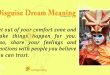 Disguise Dream Meaning