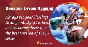 Donation Dream Meaning