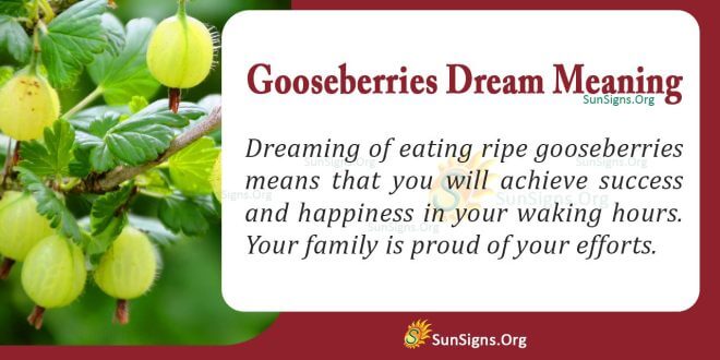 Gooseberries Dream Meaning