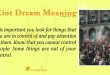 Riot Dream Meaning