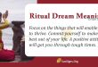 Ritual Dream Meaning