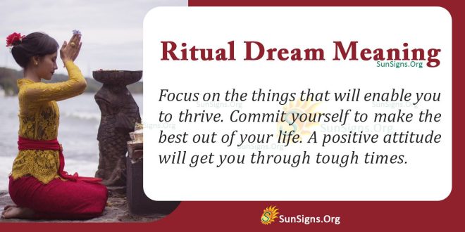 Ritual Dream Meaning