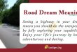 Road Dream Meaning