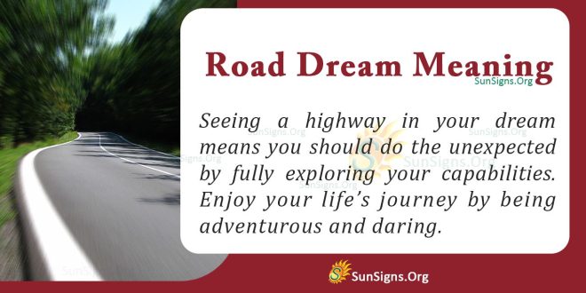 Road Dream Meaning