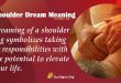 Shoulder Dream Meaning