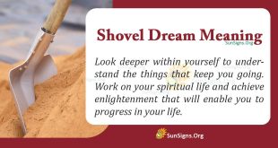 Shovel Dream Meaning