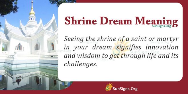 Shrine Dream Meaning