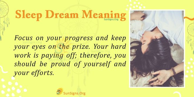 Sleep Dream Meaning