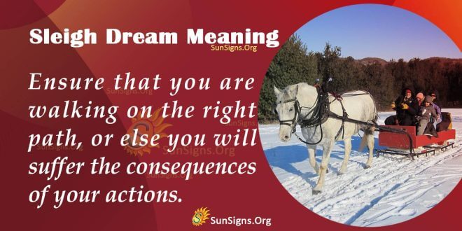 Sleigh Dream Meaning