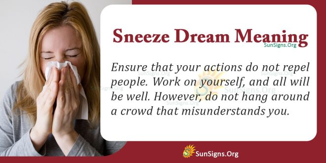 Sneeze Dream Meaning