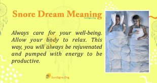 Snore Dream Meaning