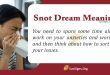 Snot Dream Meaning