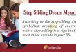 Step Sibling Dream Meaning