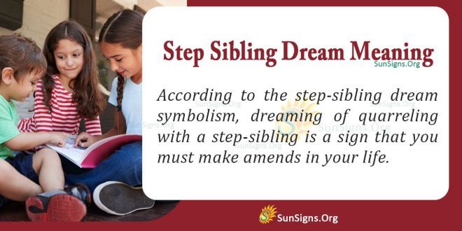 Step Sibling Dream Meaning