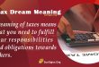 Tax Dream Meaning