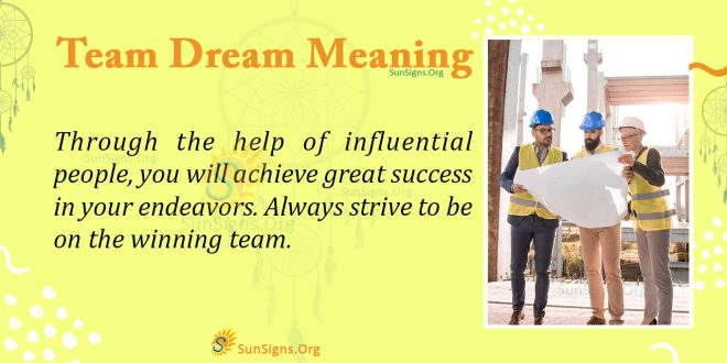 Team Dream Meaning