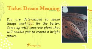 Ticket Dream Meaning