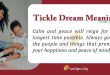 Tickle Dream Meaning