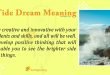 Tide Dream Meaning