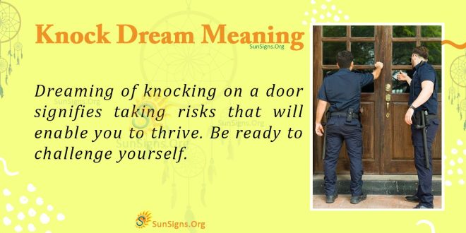 Knock Dream Meaning