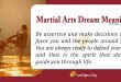 Martial Arts Dream Meaning