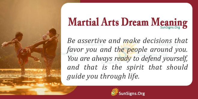 Martial Arts Dream Meaning