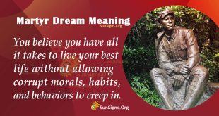 Martyr Dream Meaning