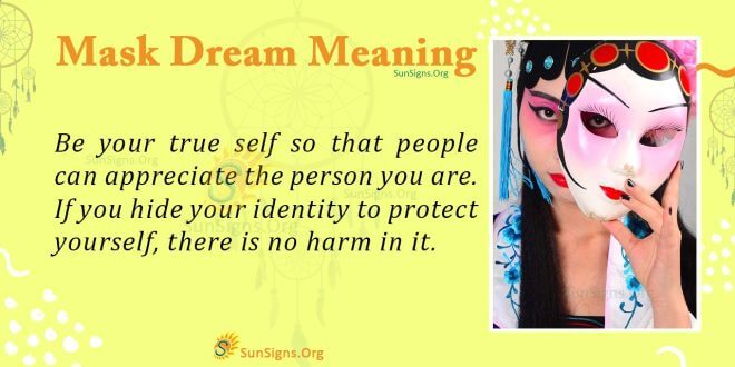 Mask Dream Meaning