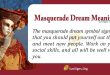 Masquerade Dream Meaning