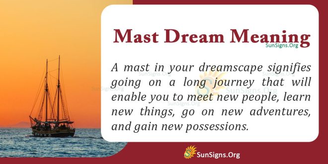 Mast Dream Meaning