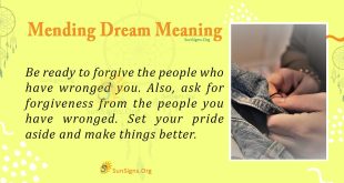 Mending Dream Meaning