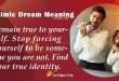 Mimic Dream Meaning