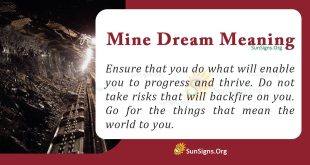 Dreaming of a Mine Meaning