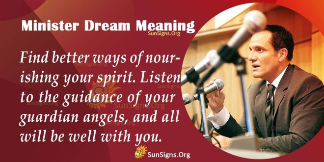 Minister Dream Meaning