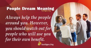 People Dream Meaning