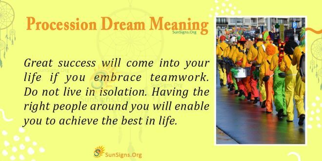 Procession Dream Meaning