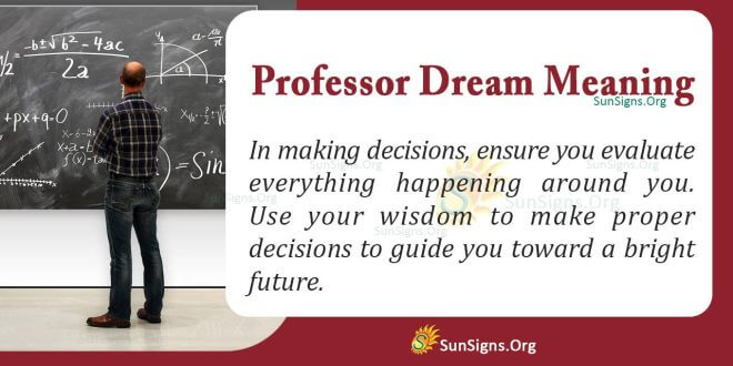 Professor Dream Meaning