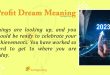 Profit Dream Meaning