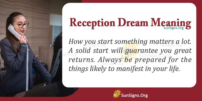 Reception Dream Meaning