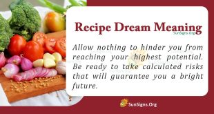 Recipe Dream Meaning